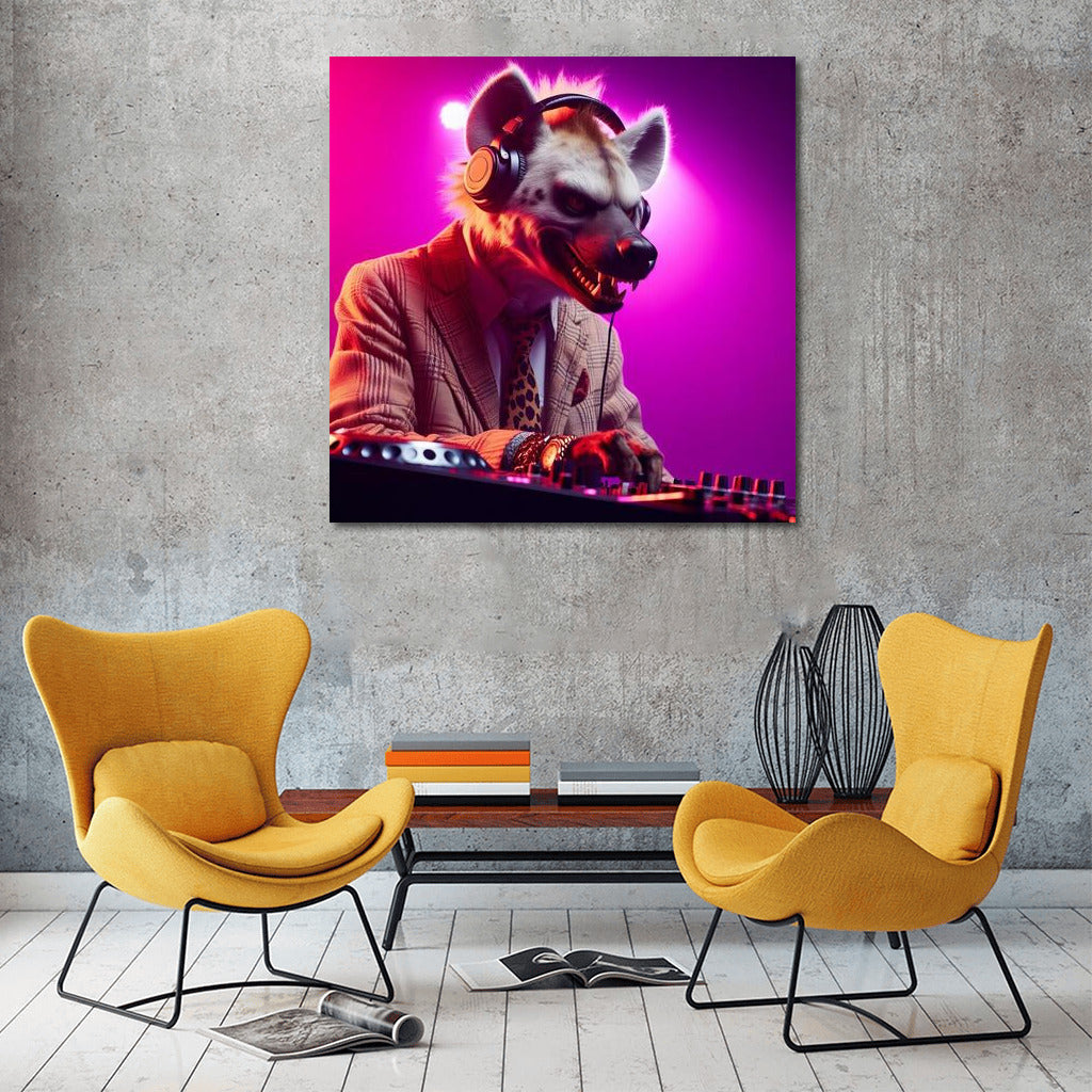 DJ Hyena: Bright Entourage for a Daring Interior