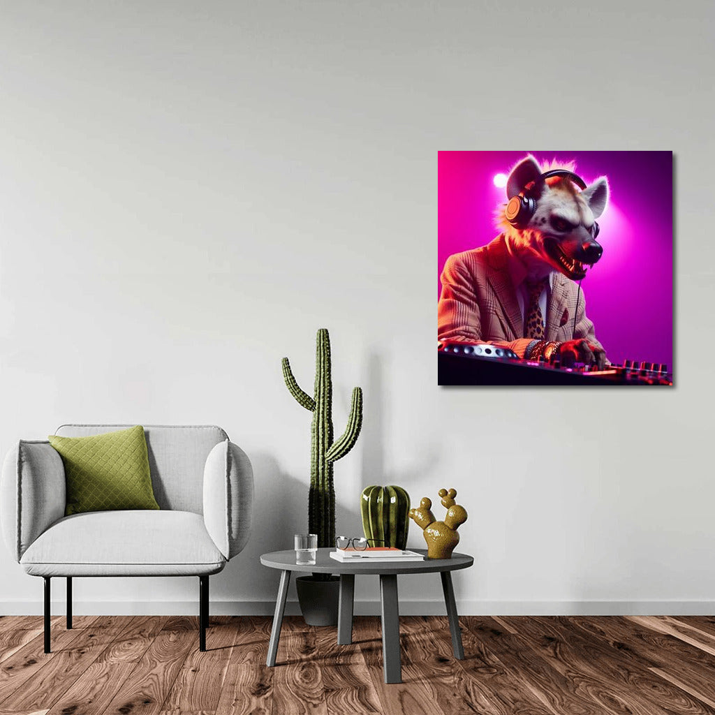 DJ Hyena: Bright Entourage for a Daring Interior