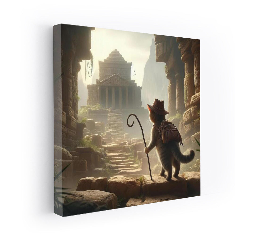 Cat Indiana Jones: Adventures in Ancient Ruins