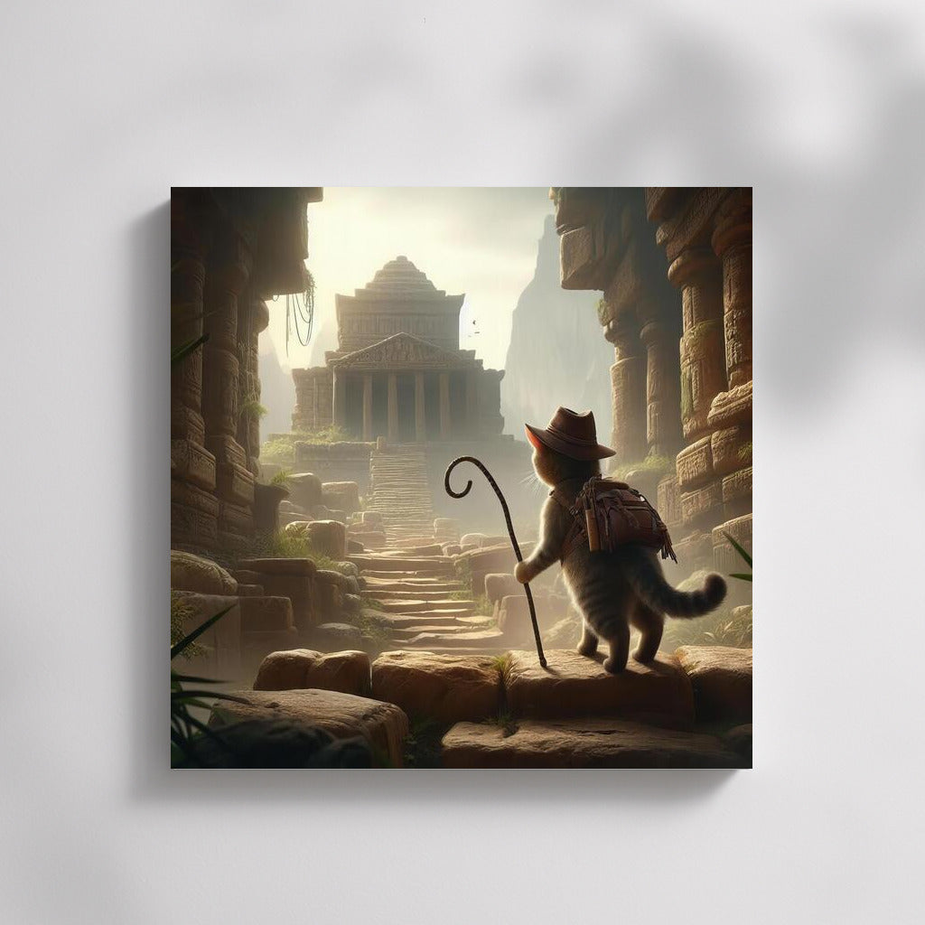 Cat Indiana Jones: Adventures in Ancient Ruins