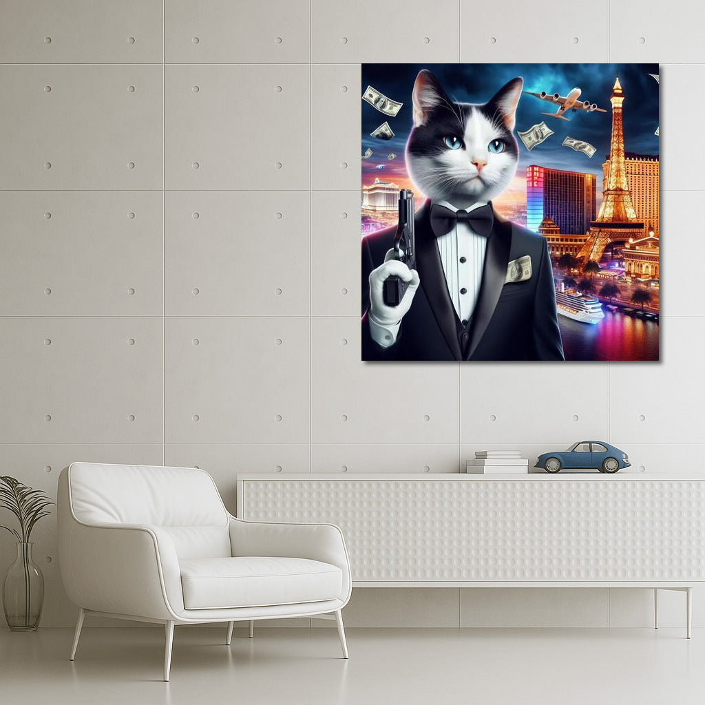 Cat Bond: Agent 00Meow in Casino