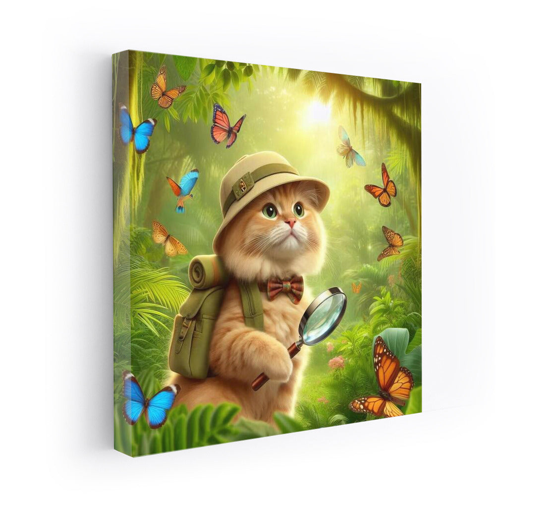 Tropical Cat-Explorer among Butterflies: Jungle Explorer Cat 2