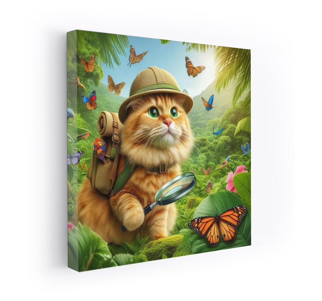 Jungle: Fluffy Explorer Cat 4