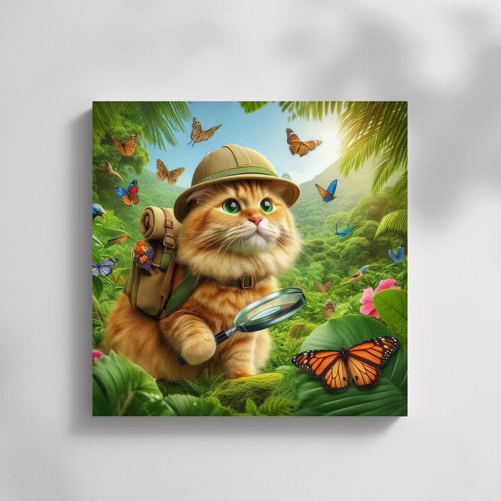 Jungle: Fluffy Explorer Cat 4