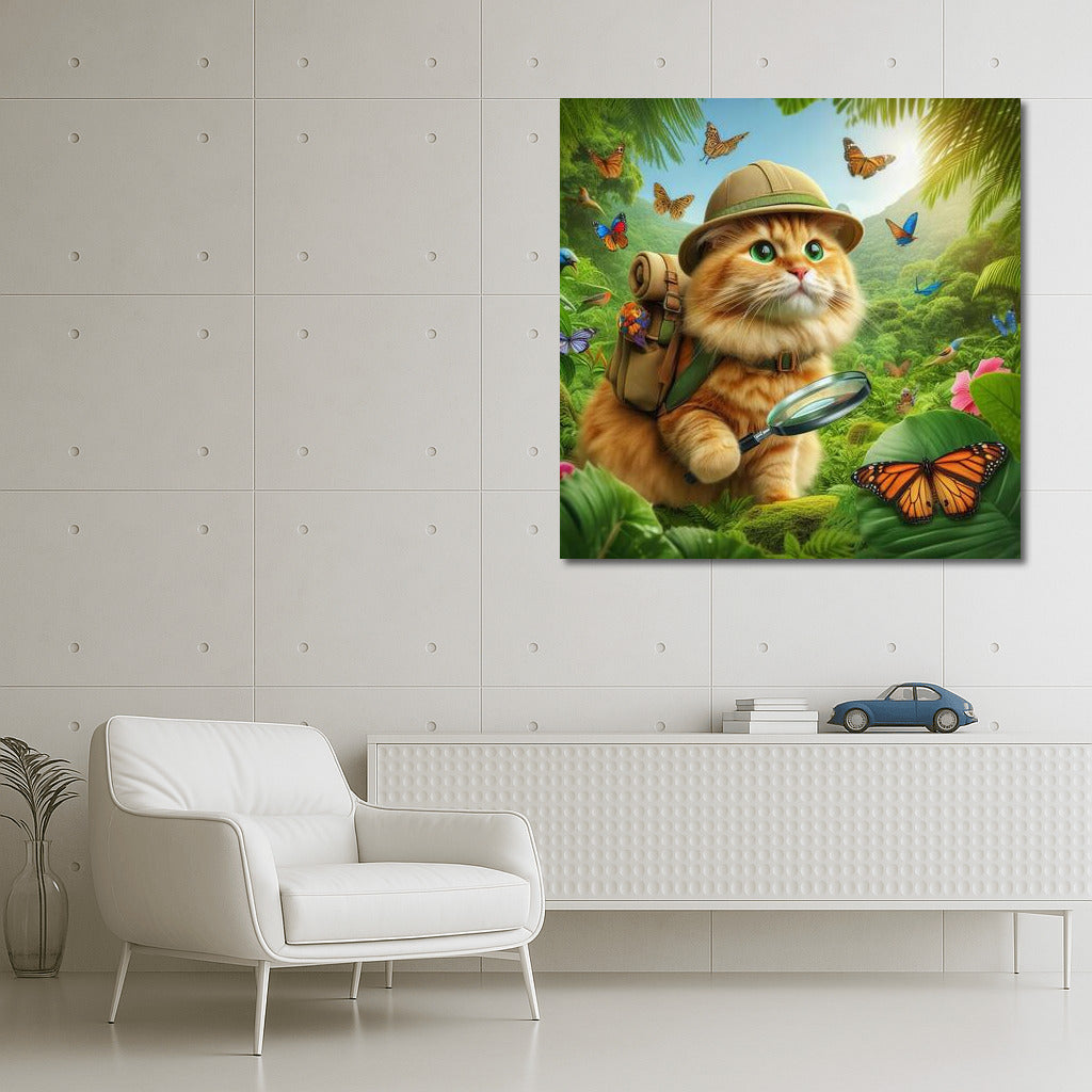 Jungle: Fluffy Explorer Cat 4