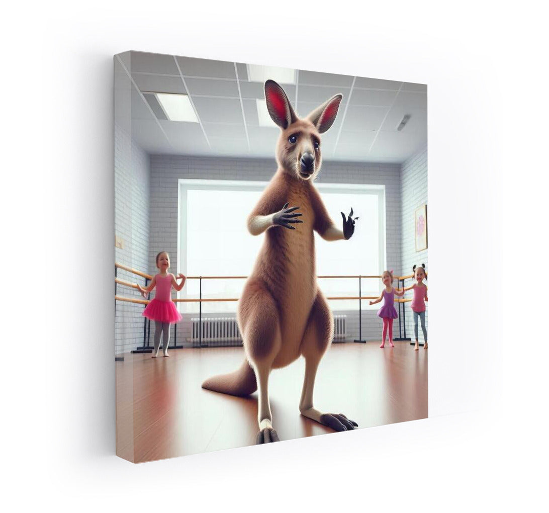 Dancing Kangaroo in the Studio: Playful Accent for the Interior
