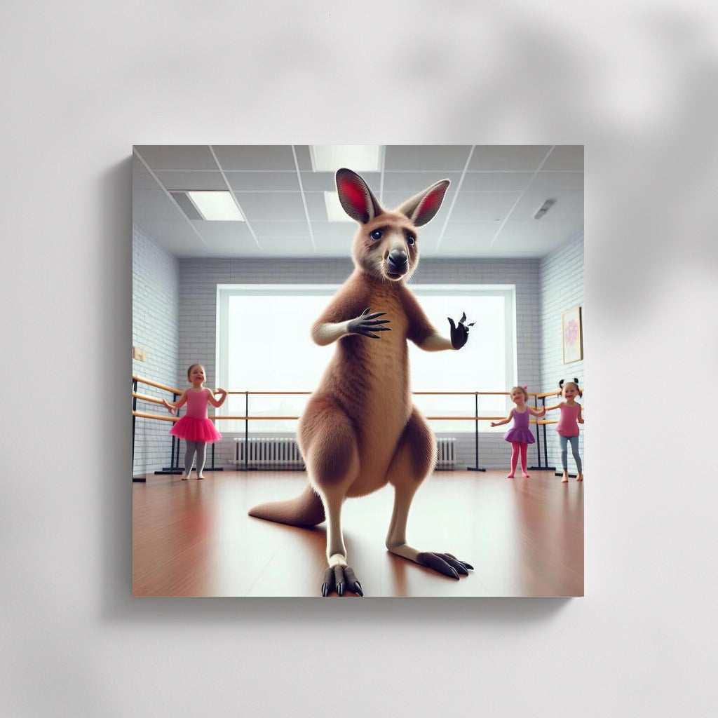 Dancing Kangaroo in the Studio: Playful Accent for the Interior