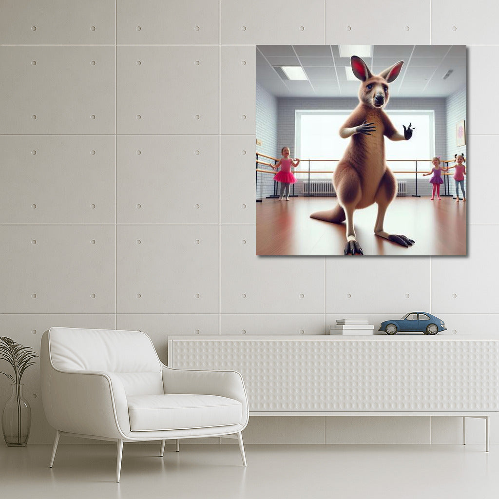 Dancing Kangaroo in the Studio: Playful Accent for the Interior