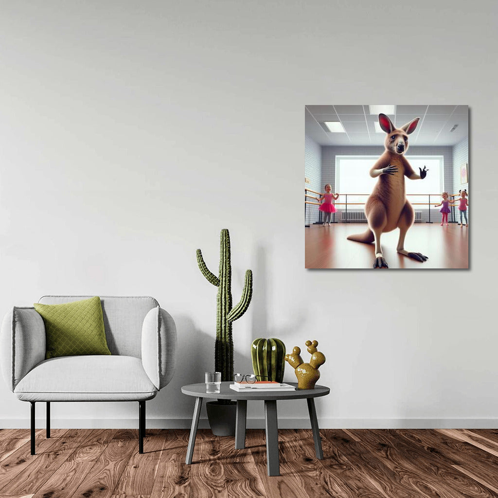 Dancing Kangaroo in the Studio: Playful Accent for the Interior