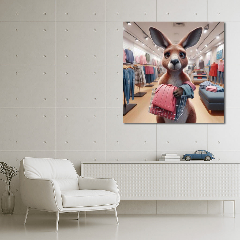 Kangaroo on a Shopping Hunt: Bright Decor for the Interior