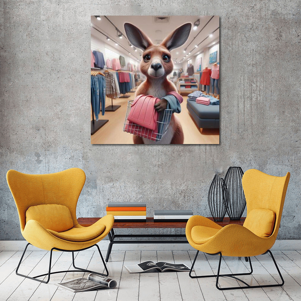 Kangaroo on a Shopping Hunt: Bright Decor for the Interior