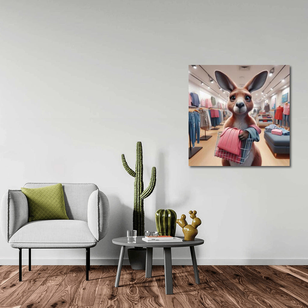 Kangaroo on a Shopping Hunt: Bright Decor for the Interior