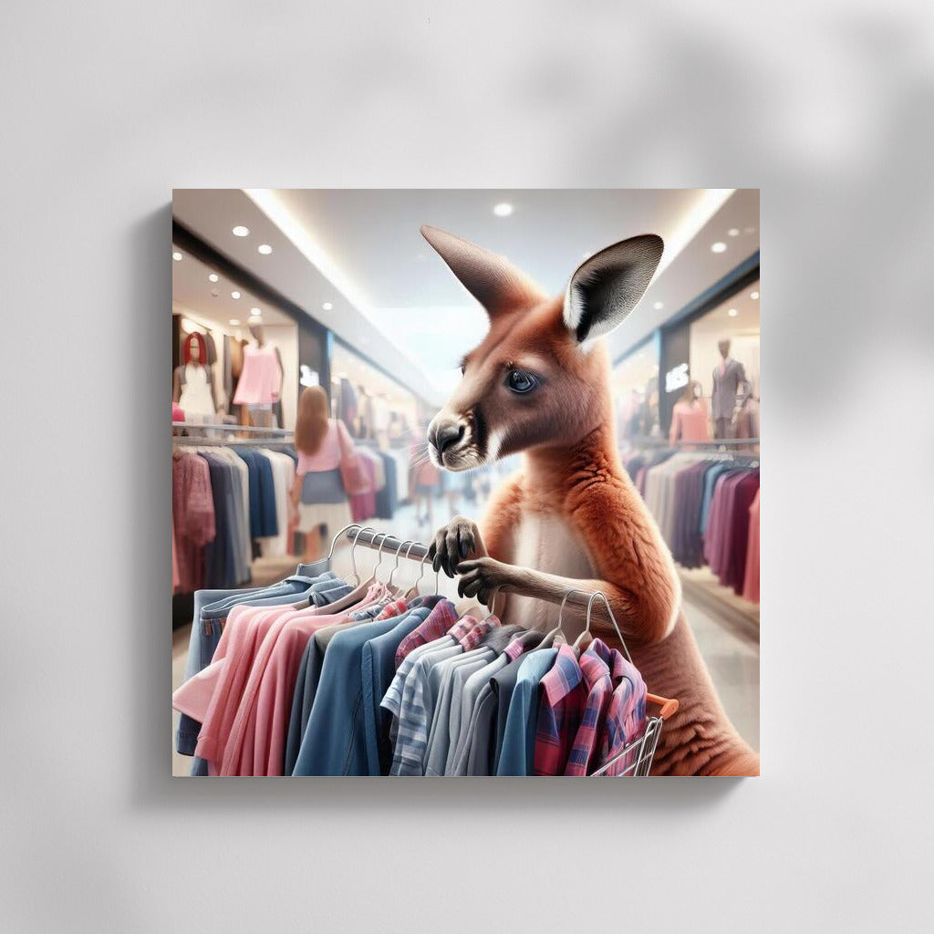 Kangaroo at Fashion Mall: Shopping with a Smile