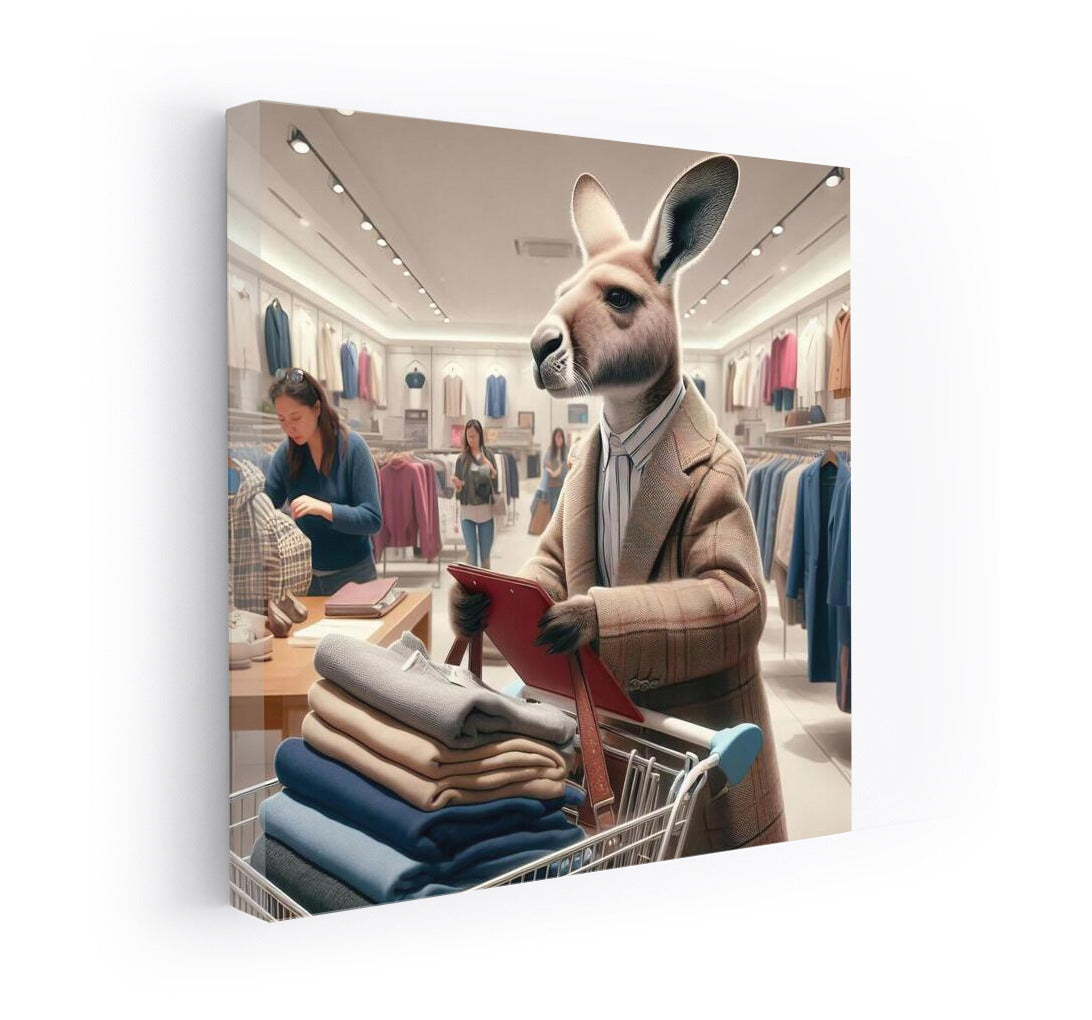 Kangaroo Shopping: Fashionable Choices at the Boutique