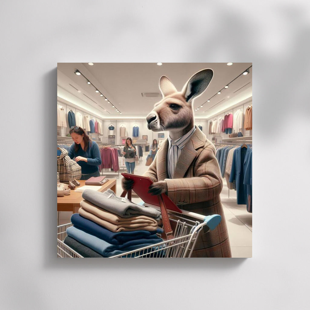 Kangaroo Shopping: Fashionable Choices at the Boutique