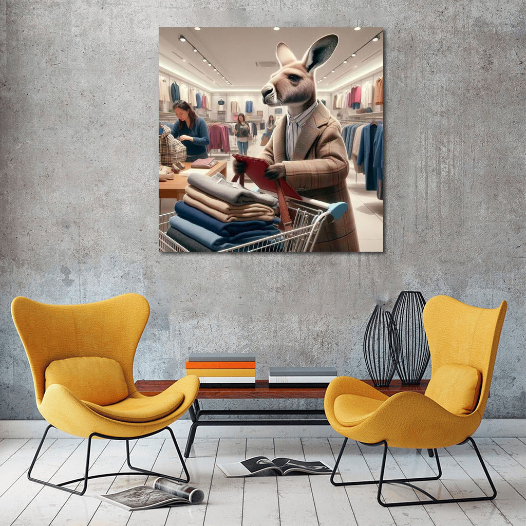 Kangaroo Shopping: Fashionable Choices at the Boutique