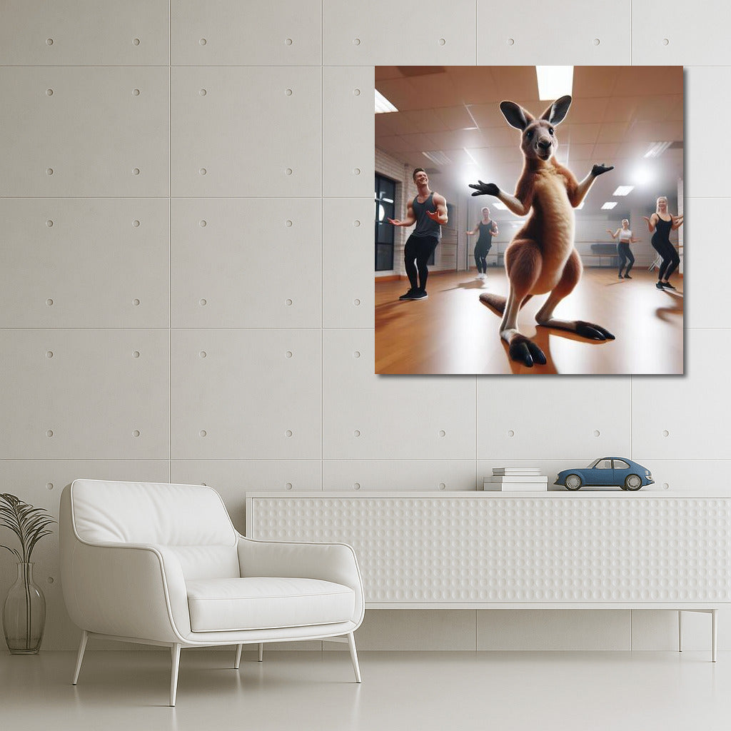 Dancing Kangaroo: Lessons at the Dance Studio