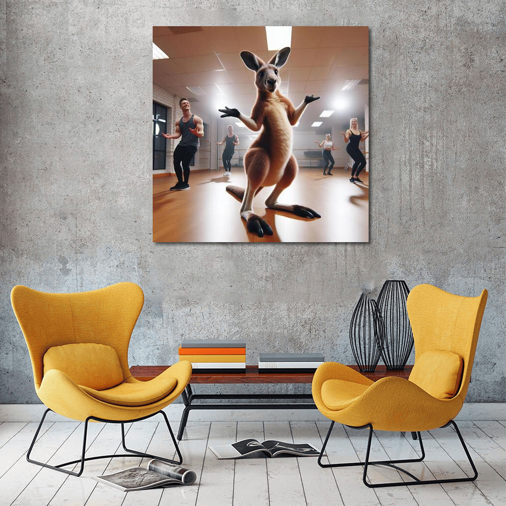 Dancing Kangaroo: Lessons at the Dance Studio