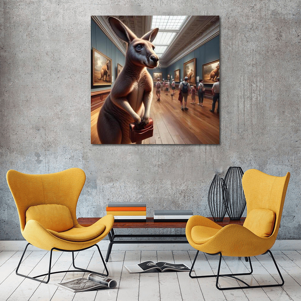 Kangaroo in the Museum: Art Critic on Paws