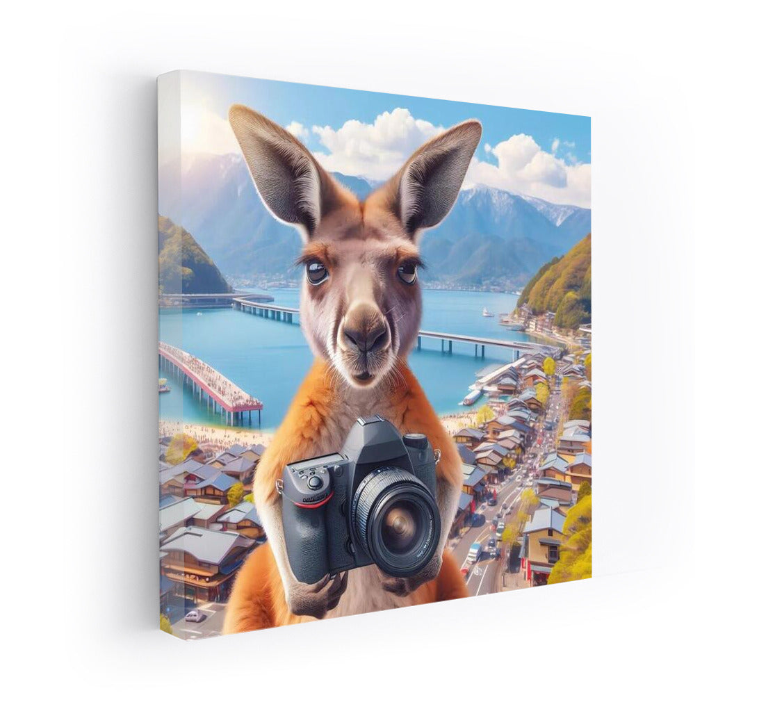 Kangaroo Traveler With Camera in Japan: Adventures on the Wall