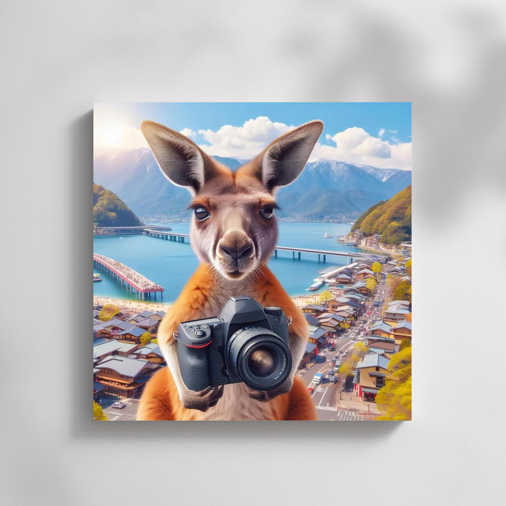 Kangaroo Traveler With Camera in Japan: Adventures on the Wall