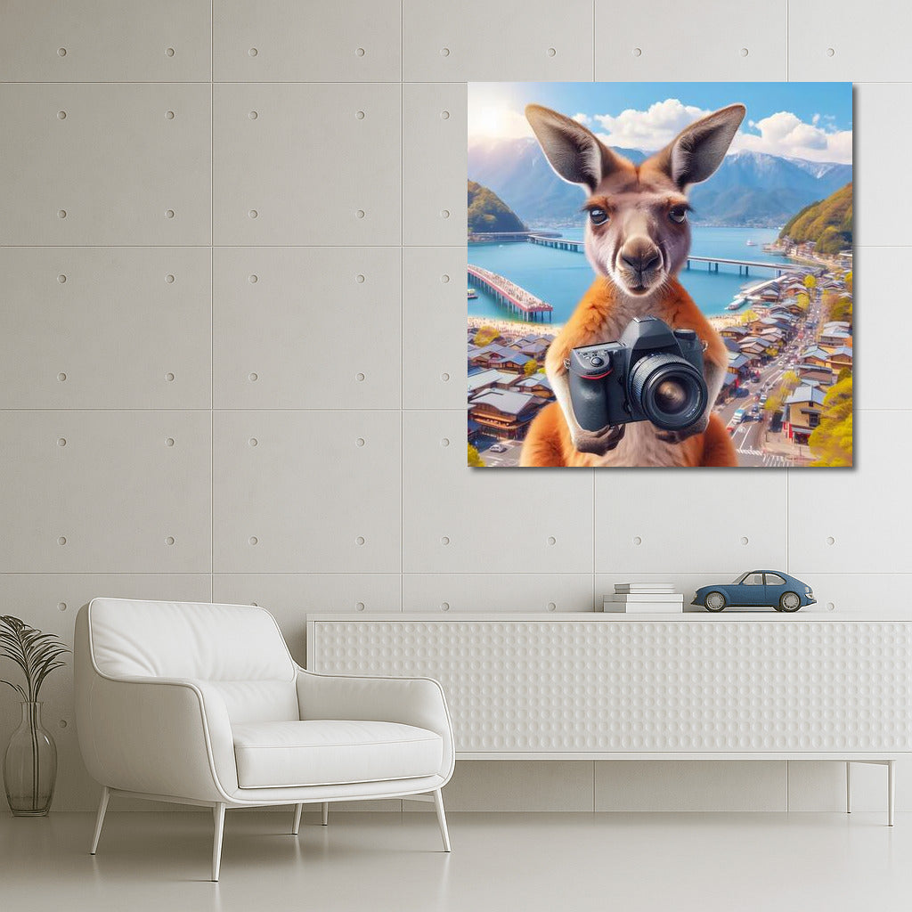 Kangaroo Traveler With Camera in Japan: Adventures on the Wall