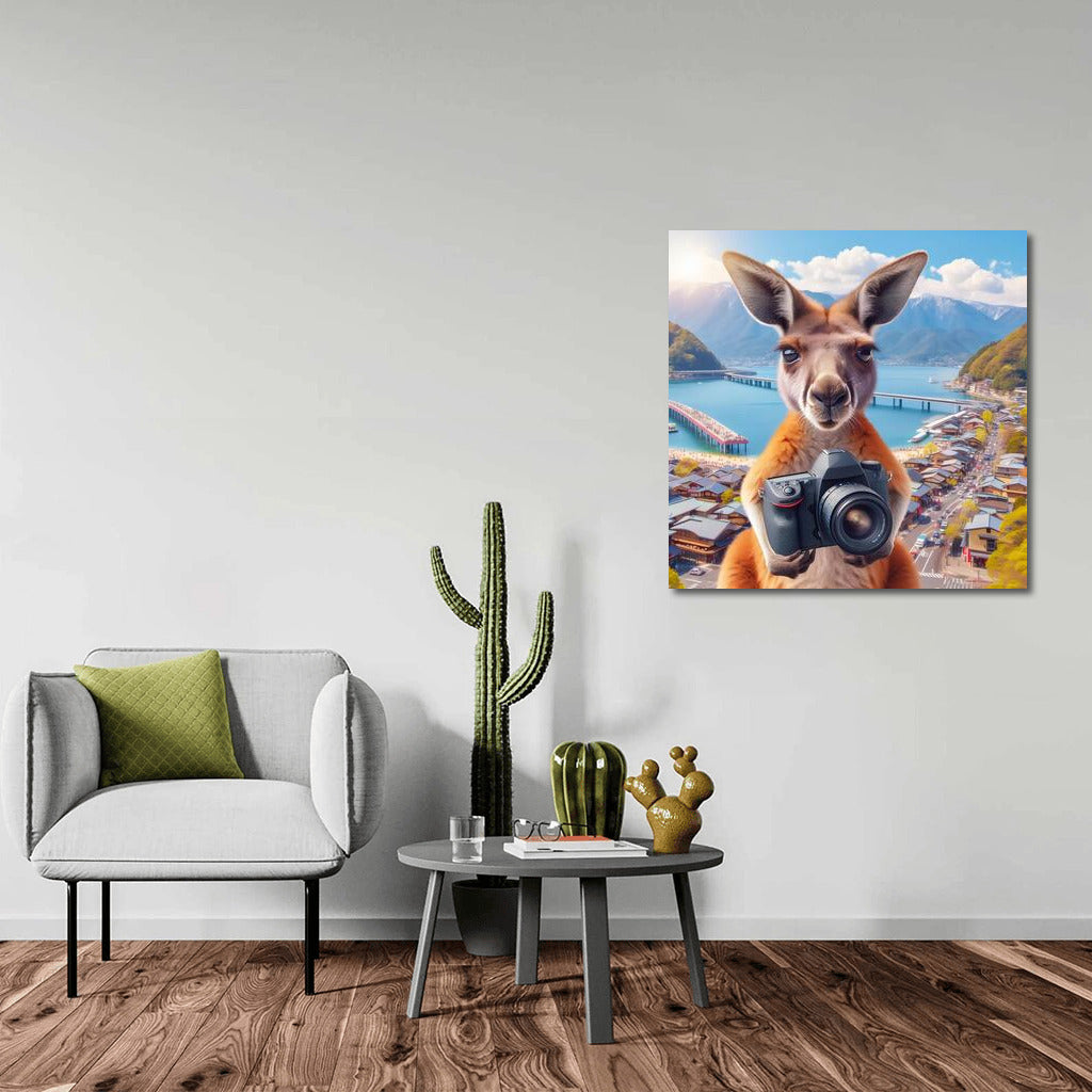 Kangaroo Traveler With Camera in Japan: Adventures on the Wall