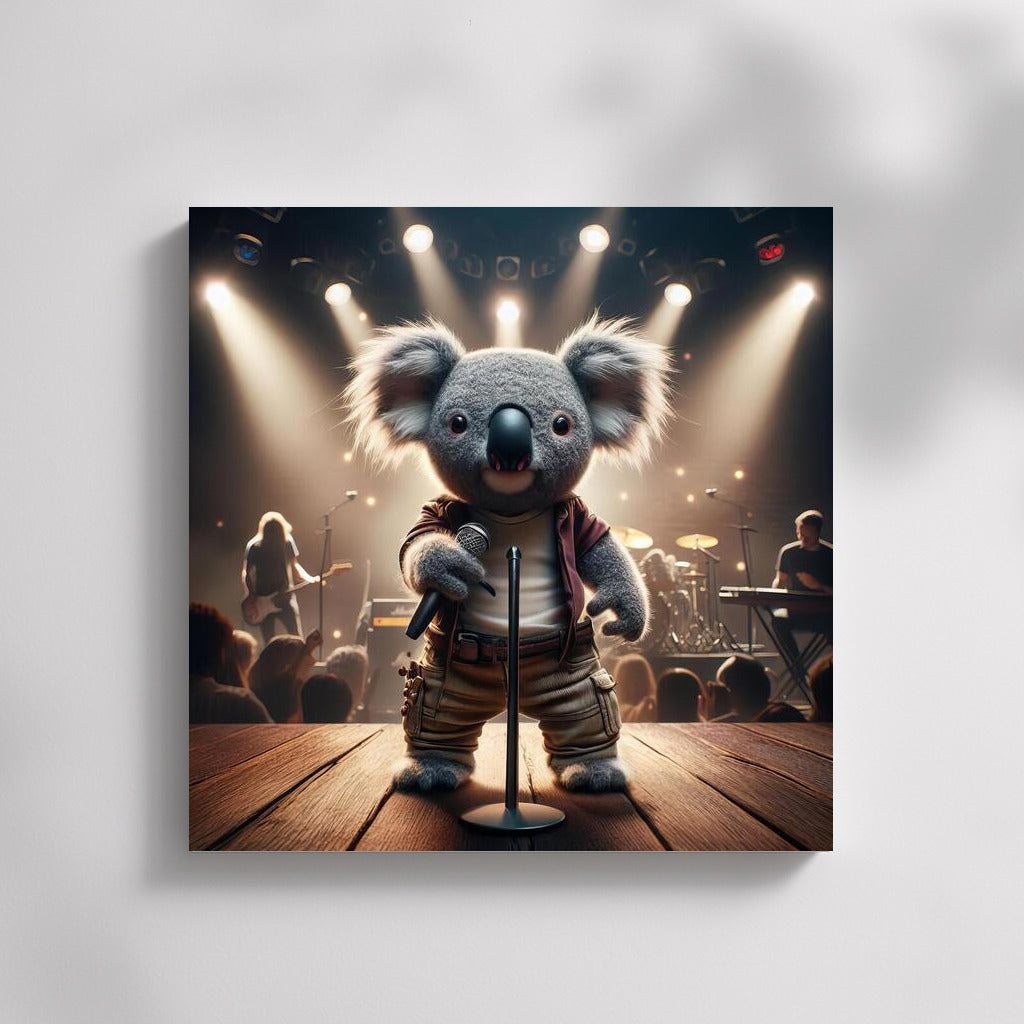 Rock 'n' Roll Koala: Ready for the Music Club Stage