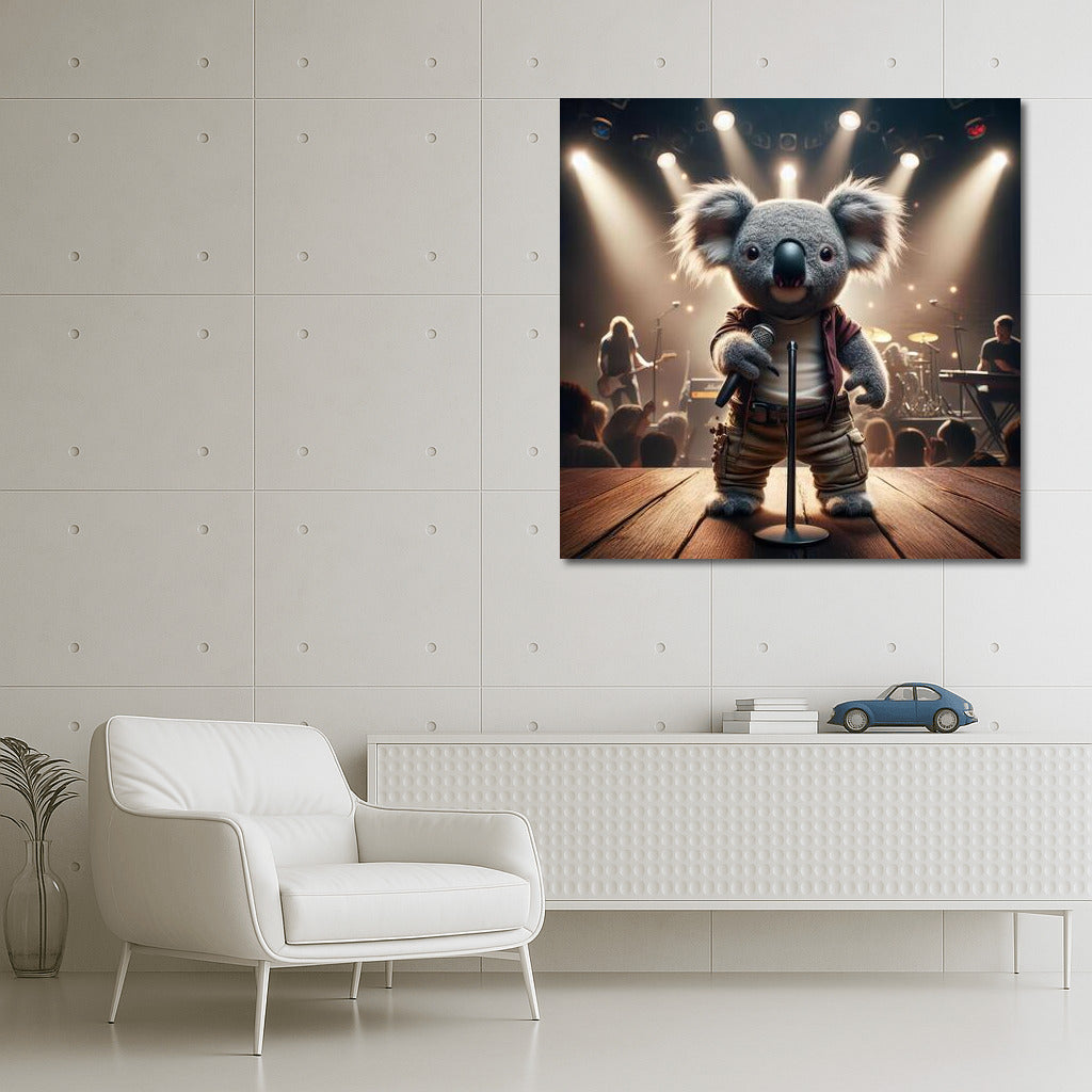 Rock 'n' Roll Koala: Ready for the Music Club Stage