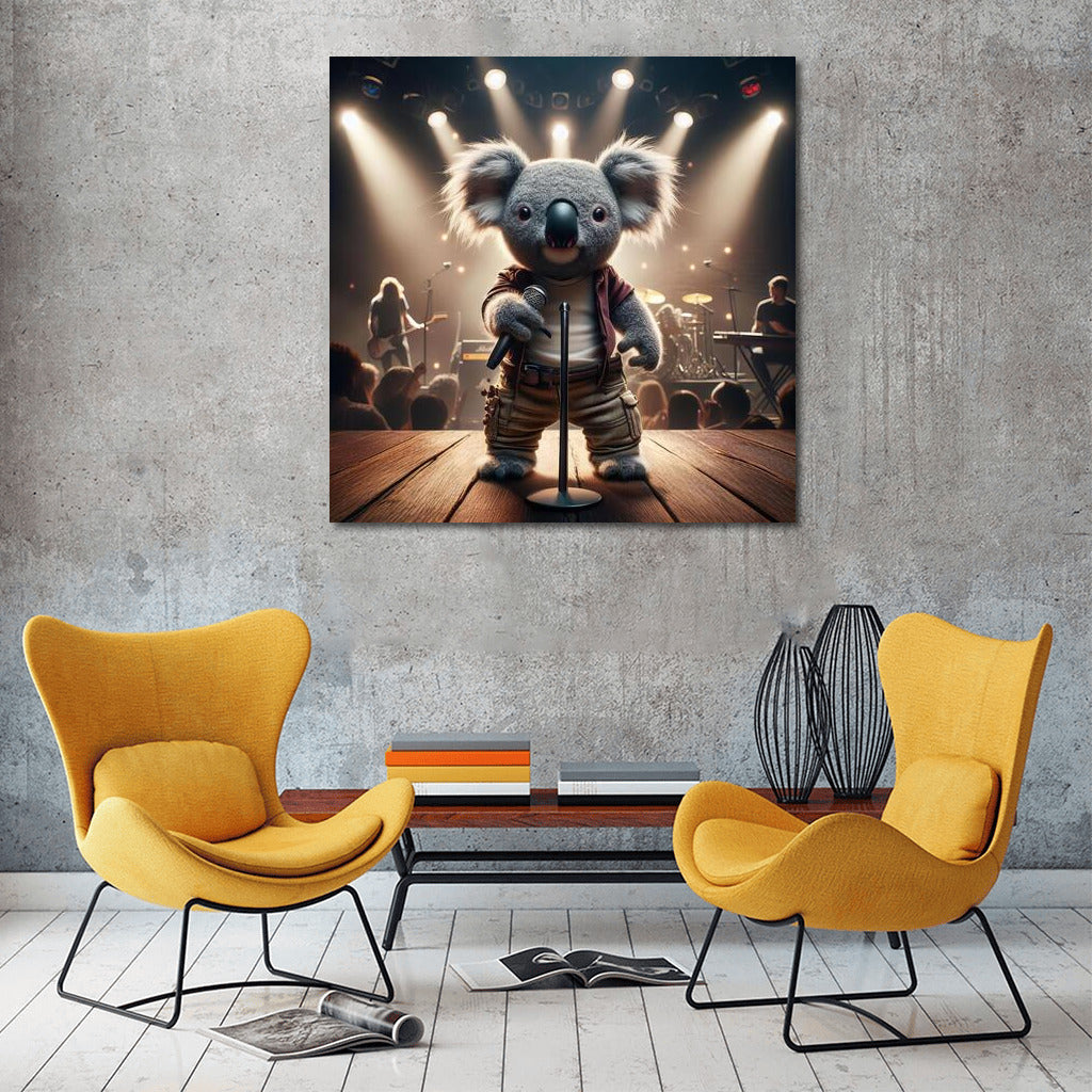 Rock 'n' Roll Koala: Ready for the Music Club Stage