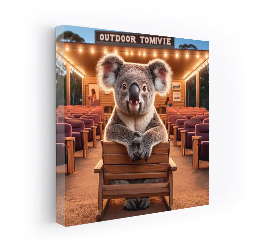 Koala at the Movie Show Under the Stars: The Perfect Accent for Your Wall