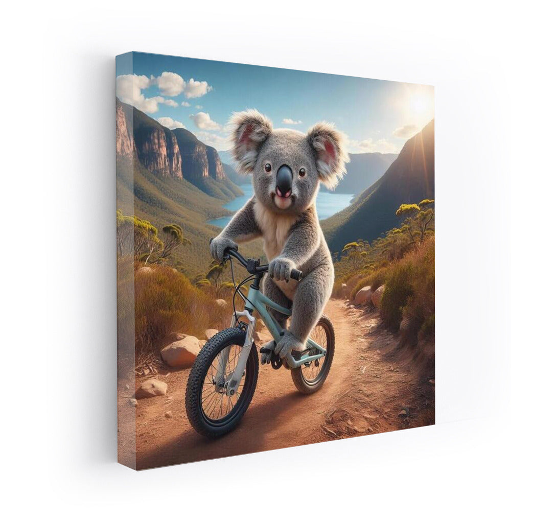 Koala on a Bike: Mountain Adventure in Australia
