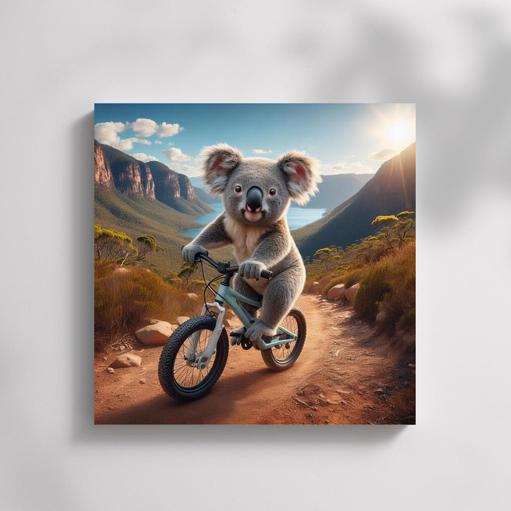 Koala on a Bike: Mountain Adventure in Australia