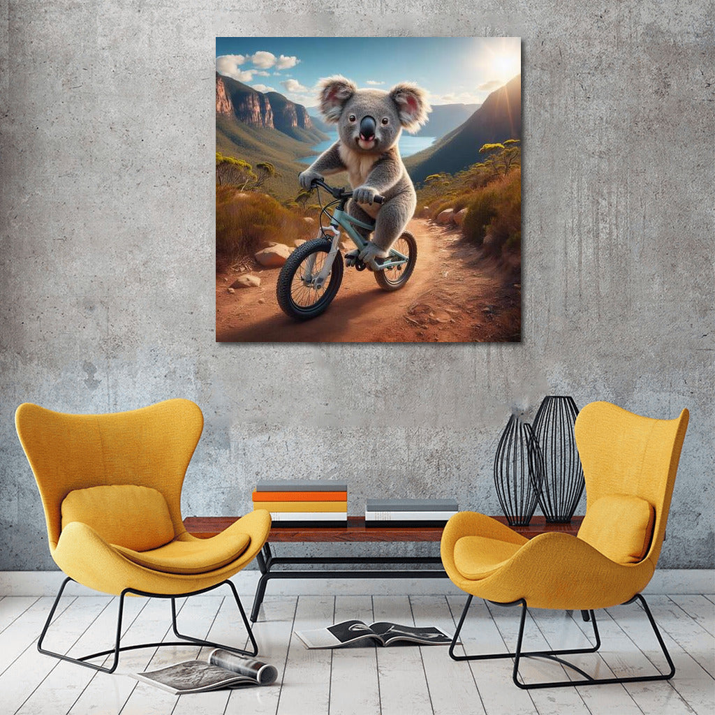Koala on a Bike: Mountain Adventure in Australia