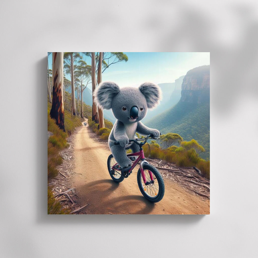 Koala on a Bike: Mountain Adventures
