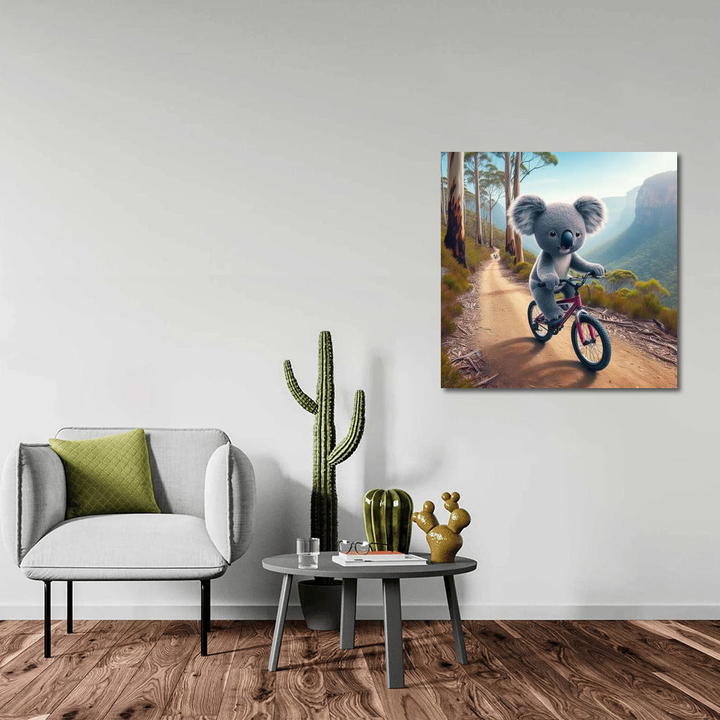 Koala on a Bike: Mountain Adventures