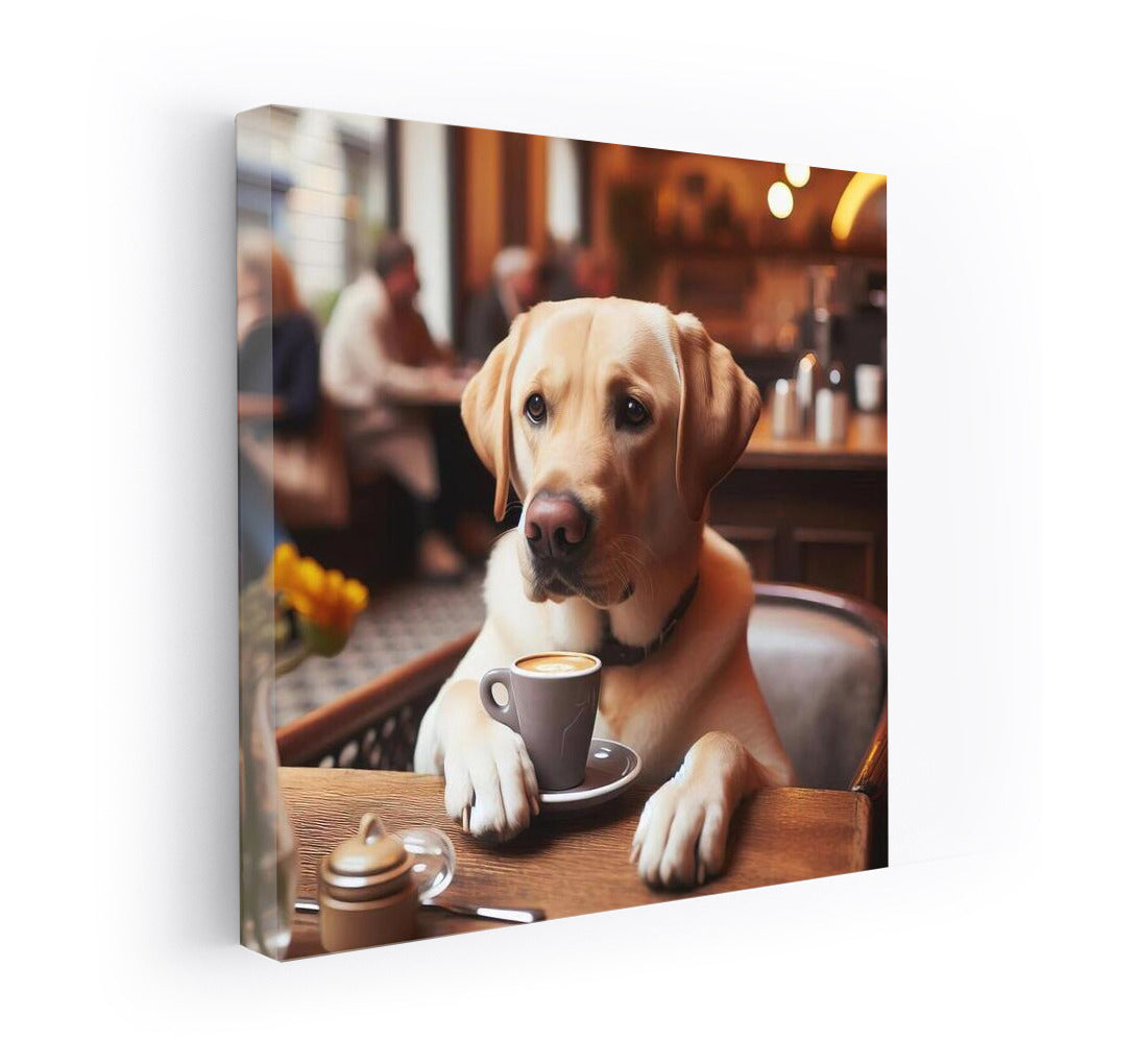 Labrador in the Cafe: Meditation with a Cup of Coffee