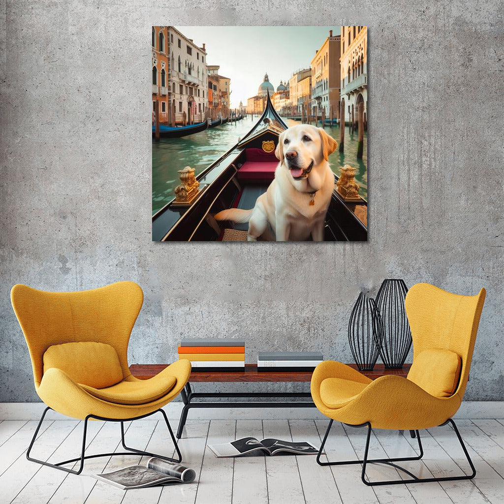 Labrador by Gondola: Venice Canal Journey