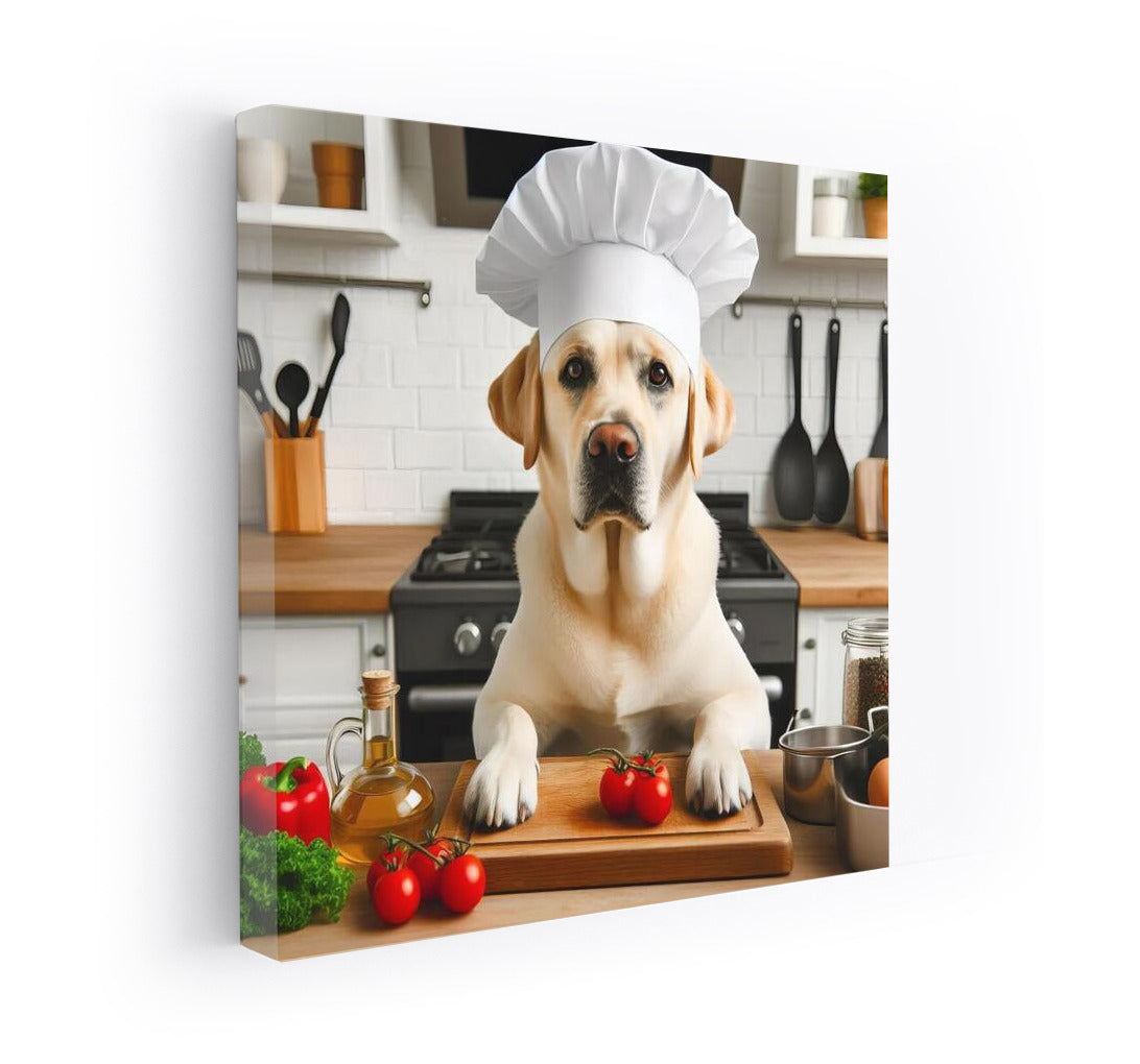 Labrador Chef in Culinary Magic: Inspiration and Smiles in the Kitchen