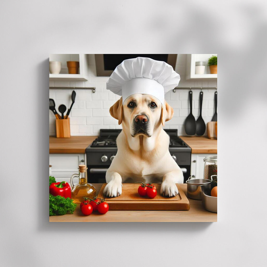 Labrador Chef in Culinary Magic: Inspiration and Smiles in the Kitchen