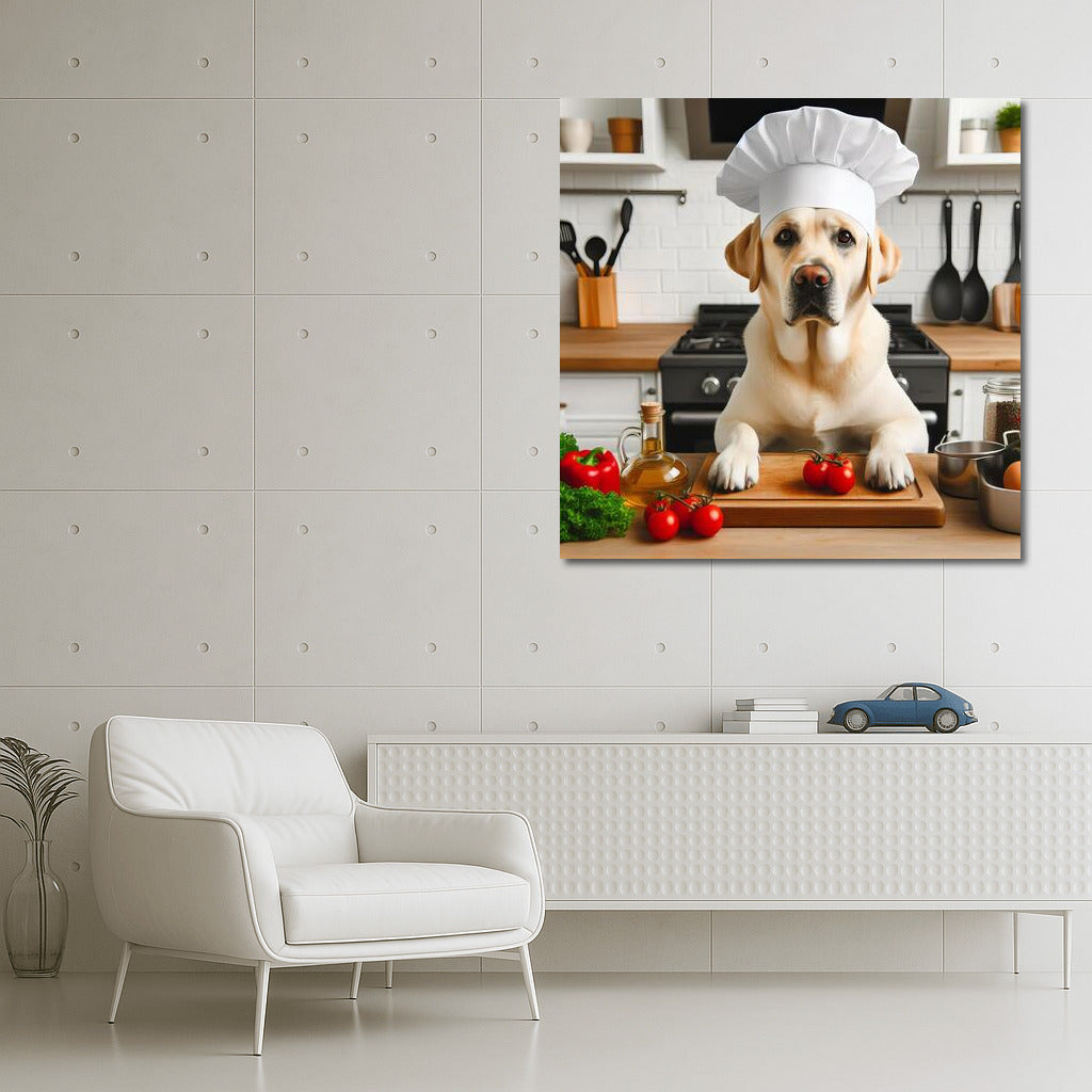 Labrador Chef in Culinary Magic: Inspiration and Smiles in the Kitchen