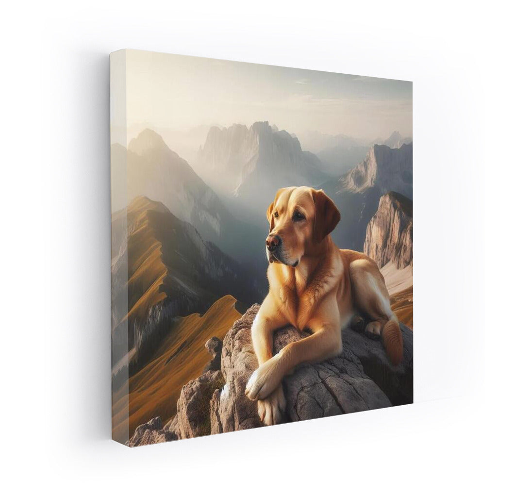 Labrador on Top: Inspiration of Freedom and the Grandeur of Nature