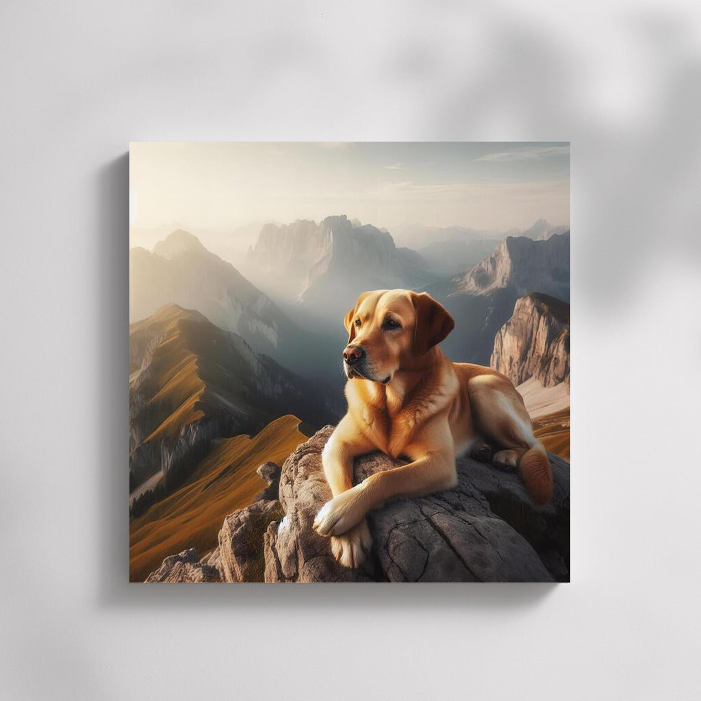 Labrador on Top: Inspiration of Freedom and the Grandeur of Nature