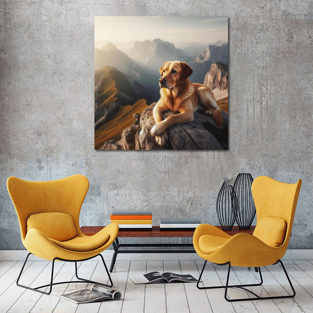 Labrador on Top: Inspiration of Freedom and the Grandeur of Nature