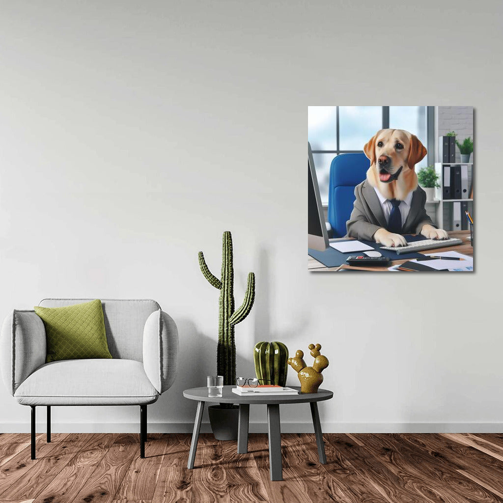Labrador Retriever at Work: Office Adventures