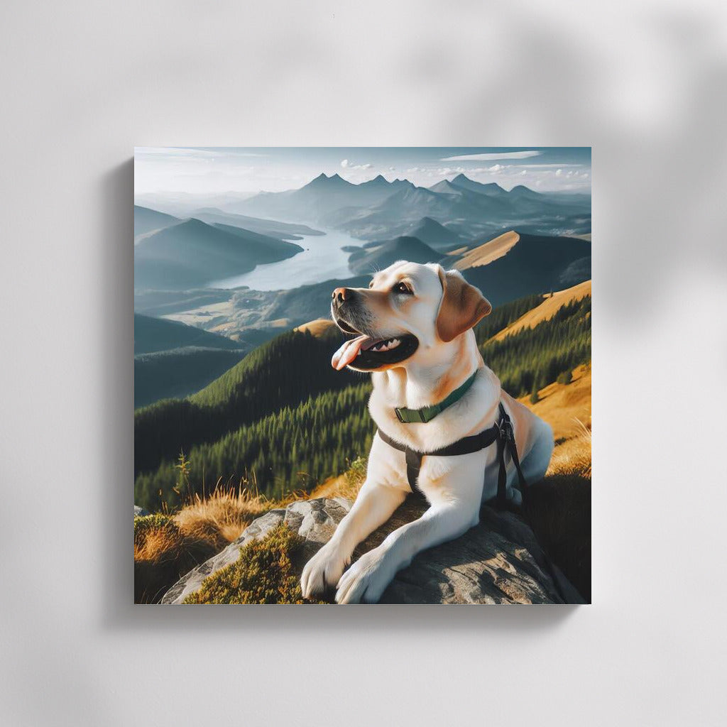 Labrador at the Top: Majestic View from the Mountain