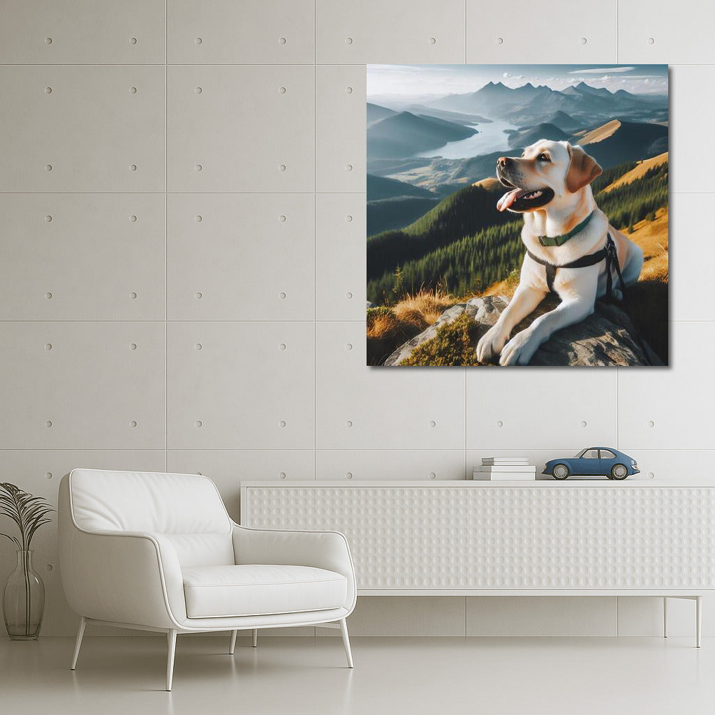 Labrador at the Top: Majestic View from the Mountain