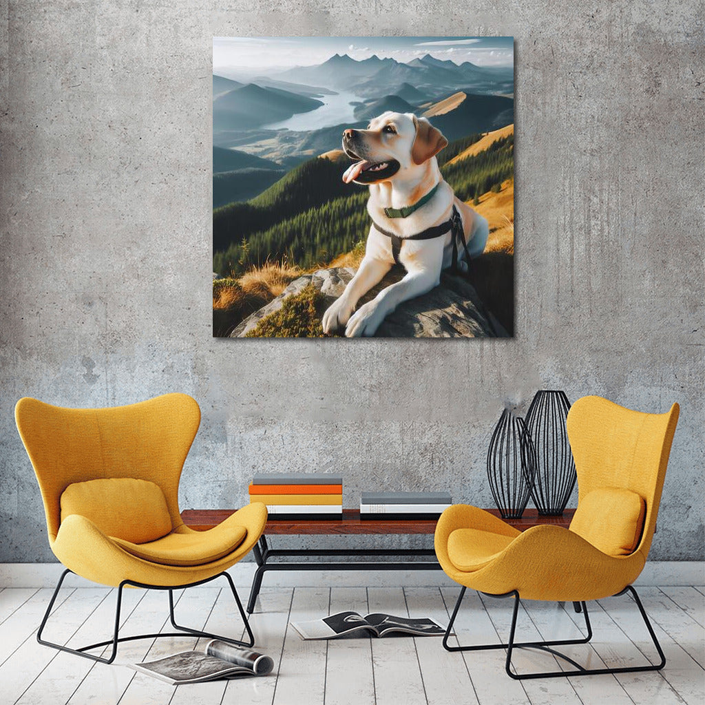 Labrador at the Top: Majestic View from the Mountain