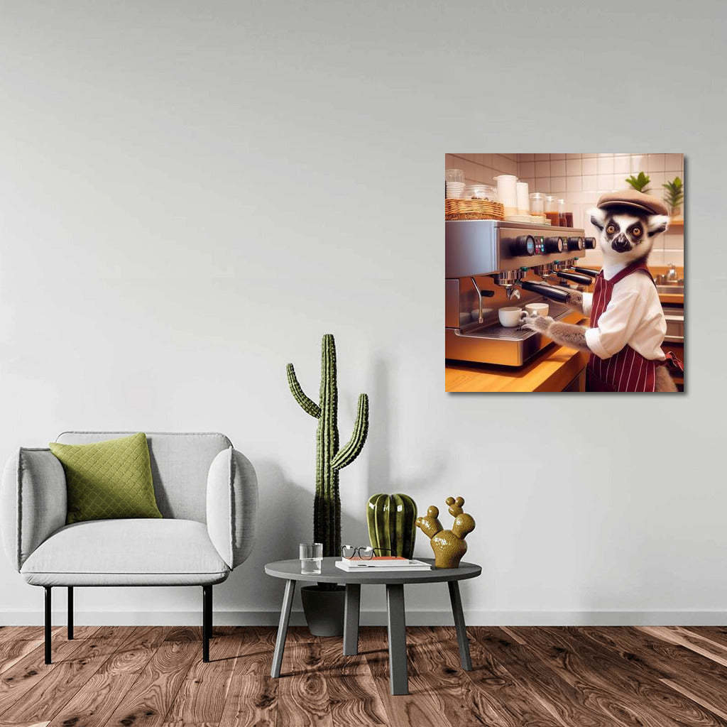Lemur Barista in Action: Exotica for Your Coffee Shop - Lemur Barista 4