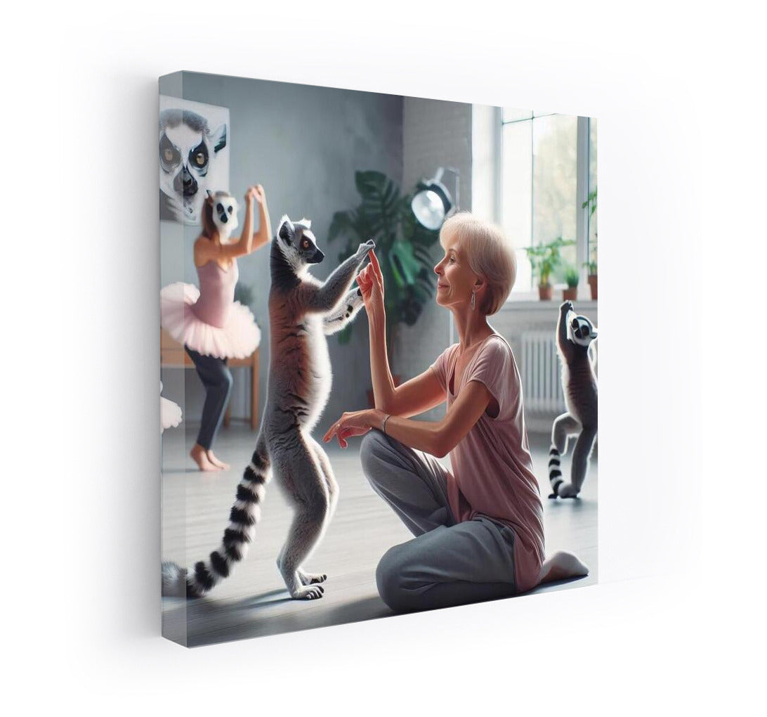 Dancing Lemurs: Grace and Smile in Dance Class